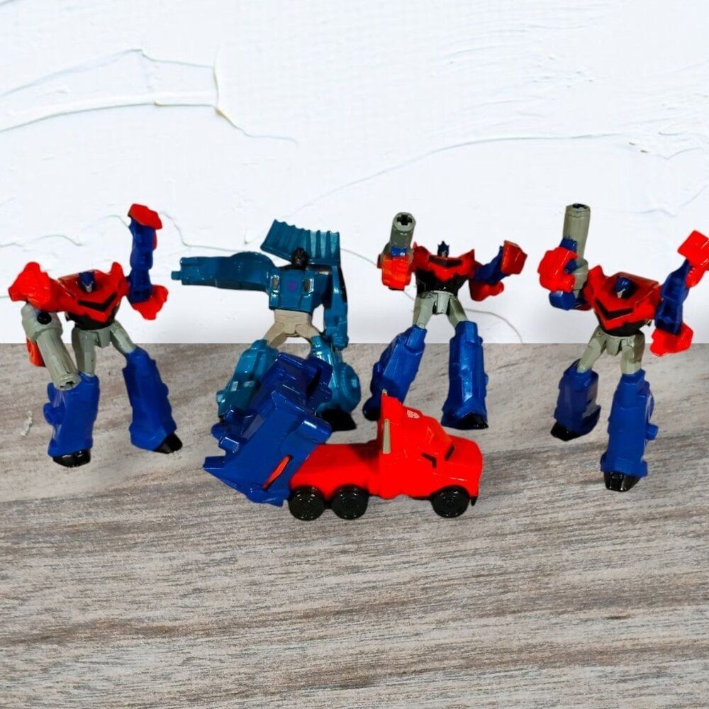 Transformers 2010 McDonald's Happy Meal Toys Lot Of 5 Figures